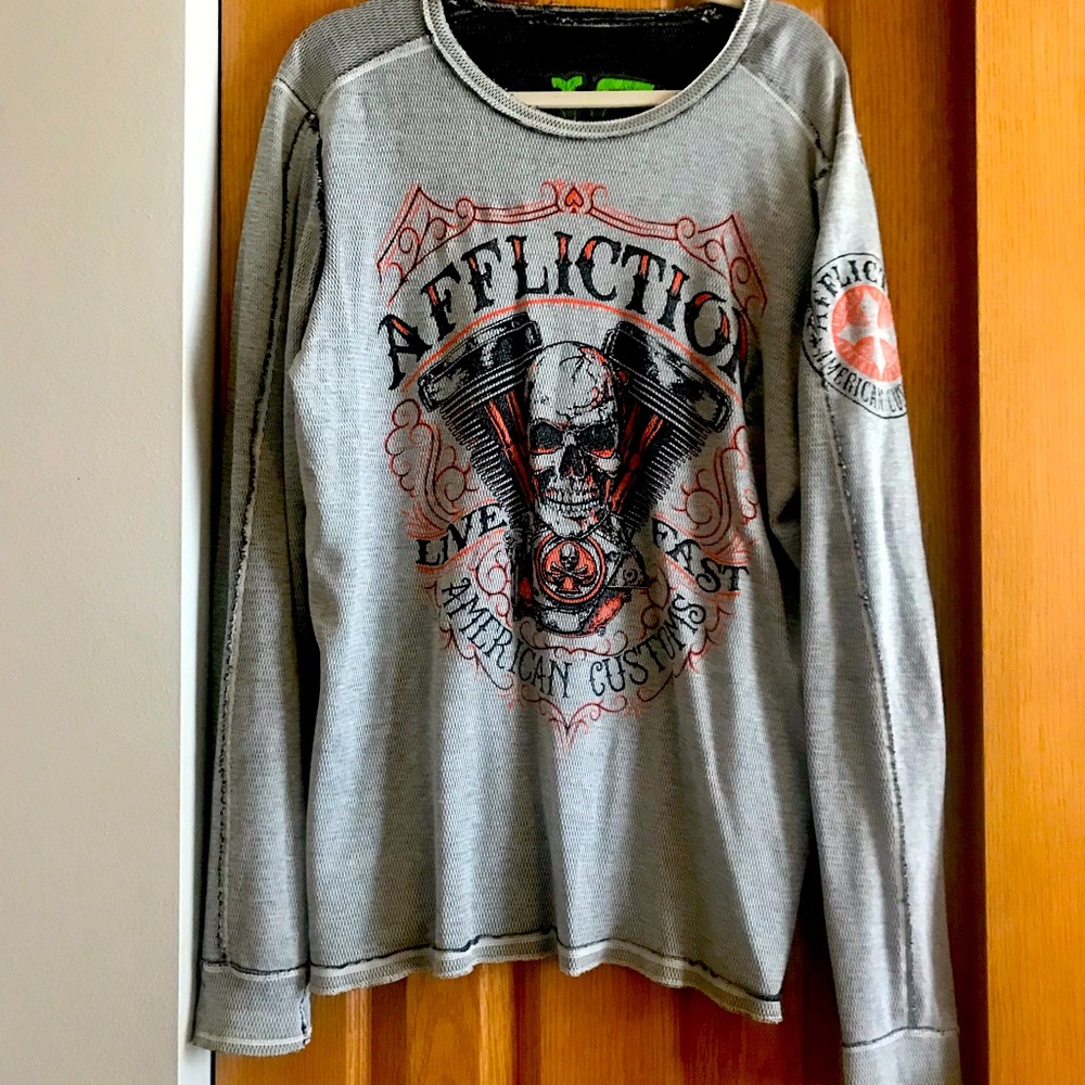 Men’s Reversible Affliction Shirt